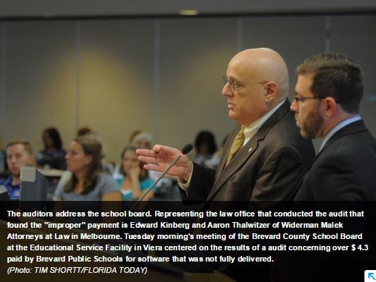 Kinberg addressing Brevard County school board