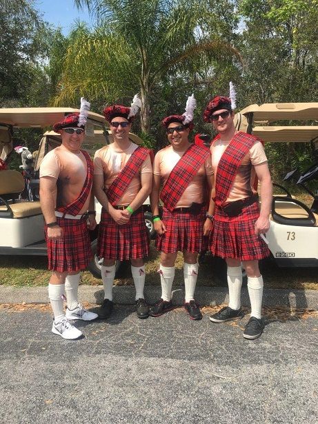 wacky tacky golf costumes
