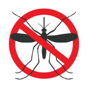 the mosquitoes stop sign - vector image of funny of a mosquito i